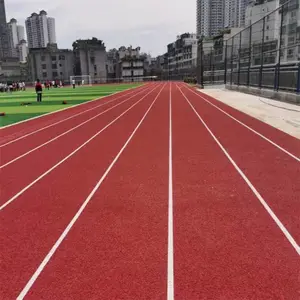 贵州混合型塑胶跑道厂家:高耐磨混合型运动场跑道
