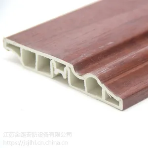 厂家供应竹木纤维覆膜护墙板踢角线 环保集成墙板配套 100踢脚线