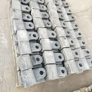 废钢粉碎机 重锤式金属边角料破碎机 2000型废旧金属破碎机双金属复合高铬合金耐磨锤头高锰钢耐磨锤头