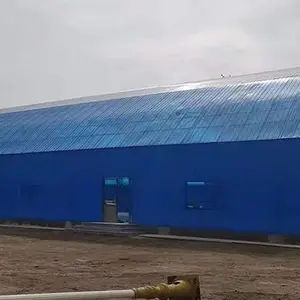 陕西钢结构网架-龙之翔网架煤棚工程-加油站钢结构网架