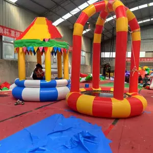 供应农庄花海户外儿童拓展亲子充气蹦极跳床游乐设备
