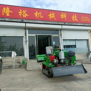 滕州市隆裕机械 履带拖拉机厂家 履带旋耕机价格 小型微耕机 草莓起垄机