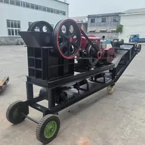 甘肃砖头粉碎机 小型免烧砖破碎机 锤式鄂式型号全 价格低