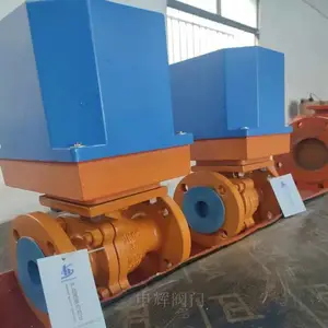 电动球阀DQF 200 150 水泥均化库充气用 2秒快开申辉开关型电动球阀
