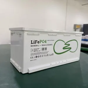 BA180W-Li 12.8V 180Ah磷酸铁锂深循环电池，DIN H8标准尺寸房车船舶专用2.3KWh储能
