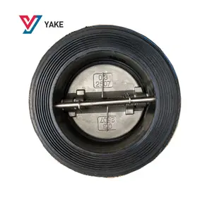 球墨铸铁双瓣对夹蝶形止回阀 2507板止回阀 DH77X-16