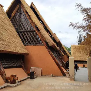 供应 茅草屋顶 芦苇屋 芦苇屋顶 纯天然芦苇屋顶 制作厚度20公分