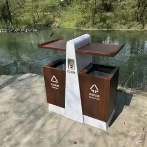 蚌埠公共场合果皮箱 四分类垃圾箱 小区果皮箱