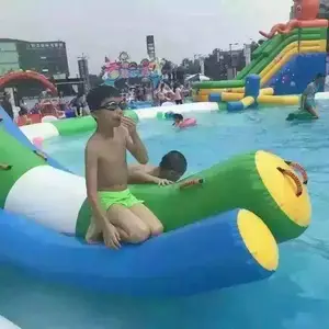 互动避暑设备水上闯关充气水池设备租赁