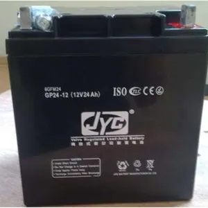 JYC金悦城蓄电池GP24-12 12V24AH胶体铅酸电瓶组免维护UPS不间断电源EPS直流屏