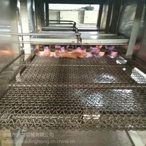 鼎鸿肉类加工设备 羊蹄液化气燎毛机 牛蹄去毛加工设备