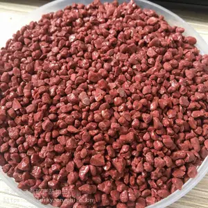 源头厂家二磊矿产品加工厂直供彩色陶瓷颗粒 路面防滑材料 彩色防滑路面 陶瓷颗粒防滑路面