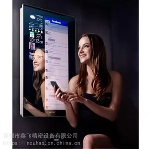 鑫飞XF-GG22M 镜面广告机智能镜子电容触摸屏智能卫浴镜子人体感应智能魔镜触控一体机