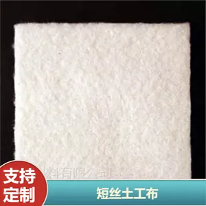 PET聚酯长纤400g防渗无纺土工布拉力10千牛阻燃性能合格
