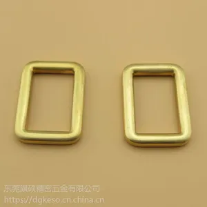 箱包服饰五金件 手袋不锈钢包金方扣 加工定制