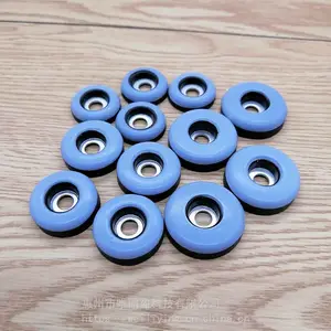 特氟龙家具脚垫带铁片带孔桌脚增高垫防滑耐磨带铁片圆方形沙发桌椅