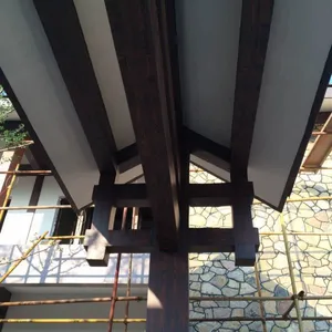 森美仿木纹漆,镀锌管钢结构水泥墩水泥护栏装饰木纹效果好