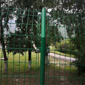 锦庆公园双边丝护栏 定制养殖护栏网 围墙护栏网商家