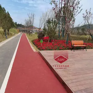 彩色路面_彩色防滑路面作用_引导车流
