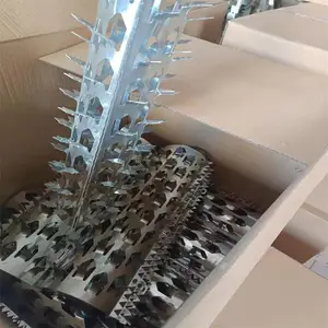 中实 三角刺钉 管道防爬刺钉 院墙防爬刺