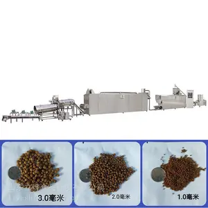 工业级 大型鱼饲料膨化机 高糊化度耐磨螺杆 水产饲料膨化设备