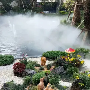 广州科化花园驱蚊喷雾系统 人造雾景观工程雾森设计施工