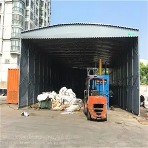 新密市生产推拉雨棚,定做电动喷漆房,推拉蓬