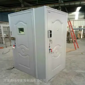 鑫瑞隆不锈钢指纹密码联动门 银行互锁通道门 防尾随门 定制