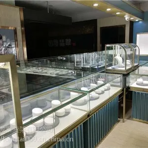 木制烤漆珠宝柜不锈钢展柜精品展柜生产厂家