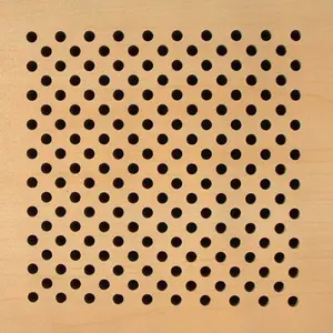 A级陶铝穿孔吸音板槽木吸音板木质吸音板
