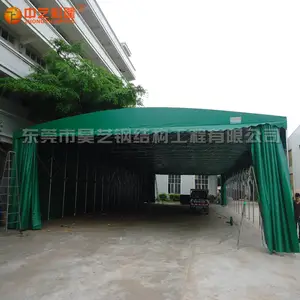 中艺彩蓬厂家定做批发 活动推拉蓬 工厂大型户外临时仓储蓬 东莞雨蓬