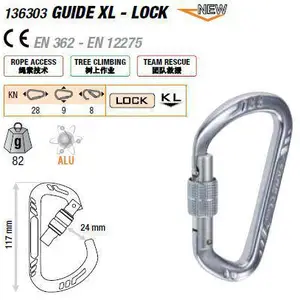 CAMP/坎普 136303 GUIDE XL-LOCK 轻质铝合金安全锁扣