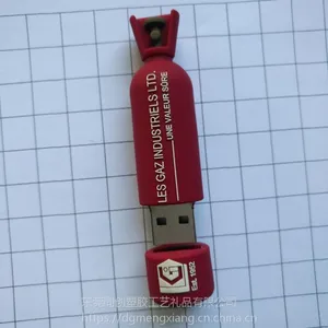 pvc软胶微量射出滴胶煤气罐造型优盘外壳礼品