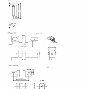 英标BS88快速熔断器35 LET系列 电压 240Vac库柏 25-180A