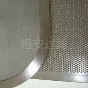 高强度微米级金属丝网复合烧结不锈钢多孔板多功能滤片