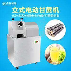 善友机械电动立式甘蔗榨汁机 SY-300A 不锈钢甘蔗压榨汁机