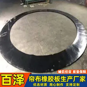 帘布板 帘布橡胶板 洞门帘布盾构帘布橡胶板 圆形 可打孔