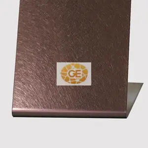 北京304乱纹深咖色不锈钢电梯门套 乱纹褐色无指纹包边踢脚线