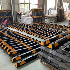 抗压橡塑酒店停车场地下车库倒车挡车橡胶车轮车位定位器可定做