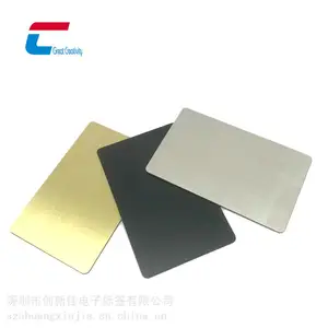 高频射频卡 智能金属rfid名片 NFC金属卡 金属NFC ntag卡