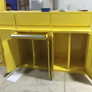 金属储物柜抽屉柜 欧亚德机械厂车间通用带门工具柜