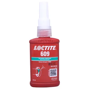 乐泰609圆柱固持胶50ml 环保固持轴承胶水 高强度 LOCTITE厌氧胶耐油