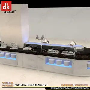 订做餐厅家具大理石自助餐台十余年品质