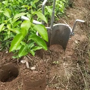 180*200开合式移苗器挖树器打孔器果树移栽器挖孔器南北种植工具