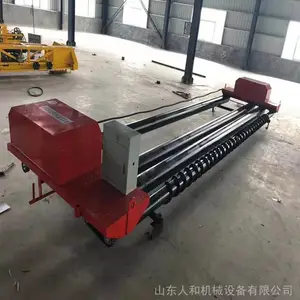 5米轴长三辊轴摊铺机 混凝土整平机 汽油刮平尺 水泥地面镇平机厂家现供