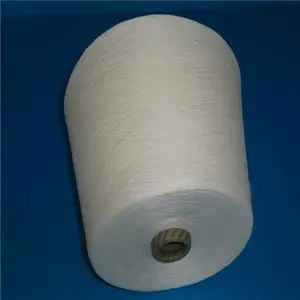 紧密赛络纺精梳棉50/粘50纱40支 针织用纱，精梳棉粘纱