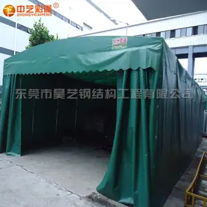 广东中艺彩蓬厂家批发定做户外仓库棚 移动式临时仓库篷 豪华货仓篷全国物流发货