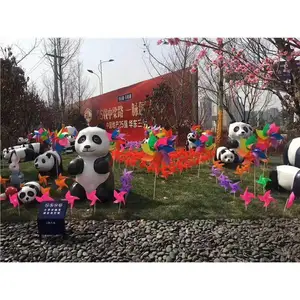 风车长廊制作 展览展会七彩风车长廊采购