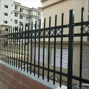 锌钢围墙护栏学校景区别墅庭院栅栏户外隔离防护栏杆铁艺围栏护栏