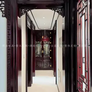 长沙整屋实木别墅家具,实木衣柜,储物柜定做光滑如玉